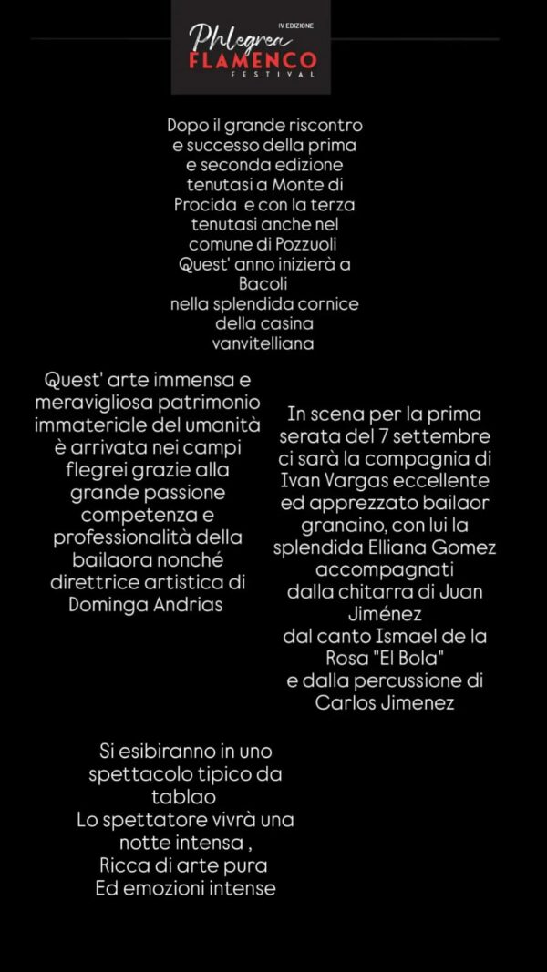 Phlegrea Flamenco Festival - Notti Vanvitelliane - immagine 3